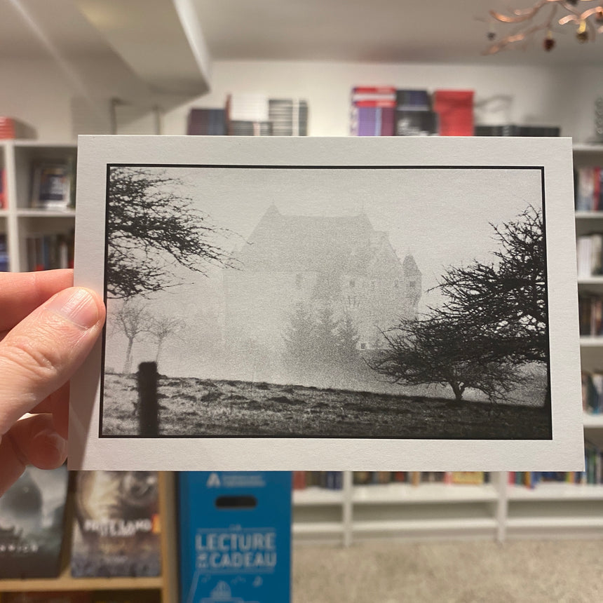 Carte postale | Postcard - Manoir dans le brouillard - coll. Brouillard