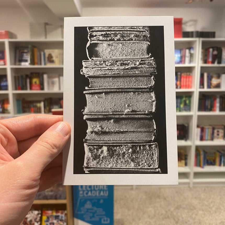 Carte postale | Postcard - Les livres - coll. Brouillard